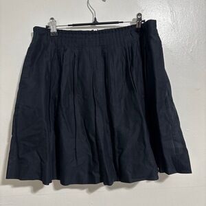 Banana Republic Skirt-Black,‎ Pleated, Pockets, Zipper, Womens Size 10